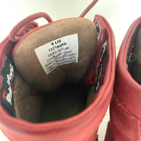 Kodiak Canada's Red womens waterproof leather boots size 8 - Picture 7 of 15